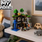 لگو ماینکرفت اسانسوری مدلBrick My World 842 - تصویر 5