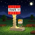 چراغ خاب ماینکرافت طرح بلوک TNTو الکس کد666 - تصویر 3