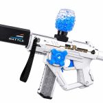 تفنگ اسباب‌بازی ژله‌ای Armored Machine Gun مدل 3in1 آبی 61 سانتی