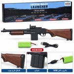 تفنگ اسباب‌بازی ژله‌ای شارژی مدل HD825B با قنداق طرح چوب کد 2500